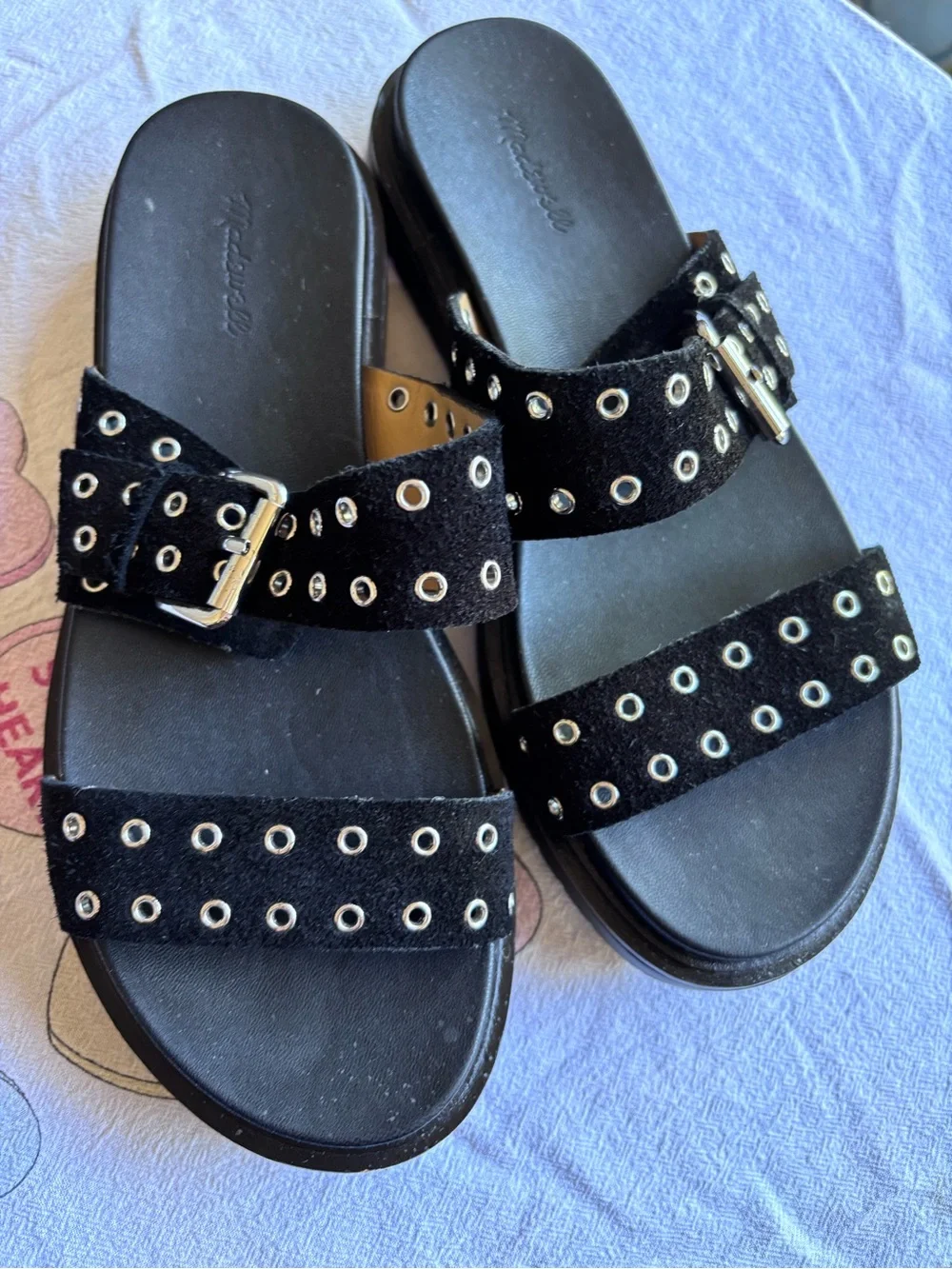 Madewell black suede